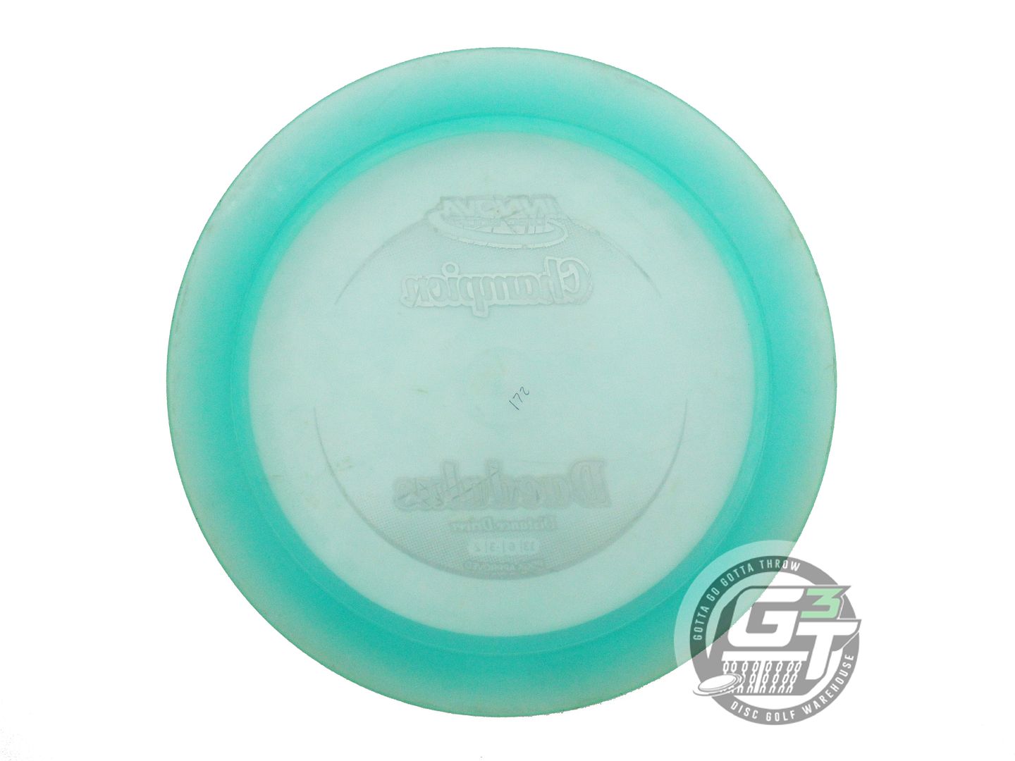 USED Innova Champion Daedalus 172g Seafoam Gold Stamp Distance Driver Golf Disc