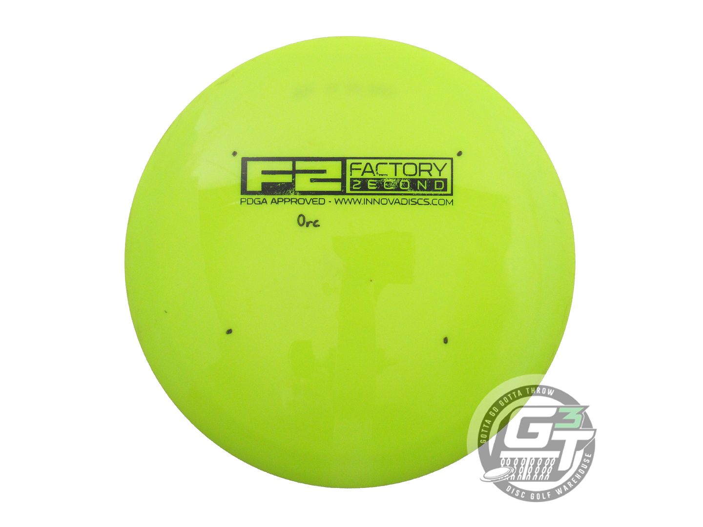 USED Innova X-OUT Star Orc 172g Dayglow Distance Driver Golf Disc