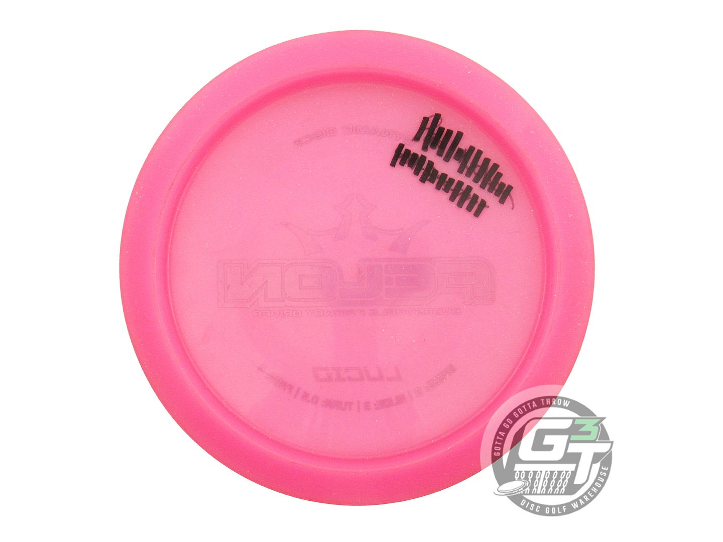 USED Dynamic Discs Lucid Felon 176g Pink Black Stamp Fairway Driver Golf Disc