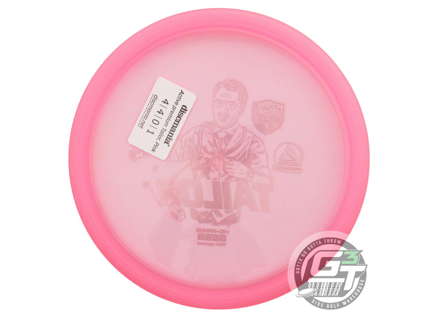 NOS DiscMania Active Premium Tailor 175g Pink Orange Foil Midrange Golf Disc