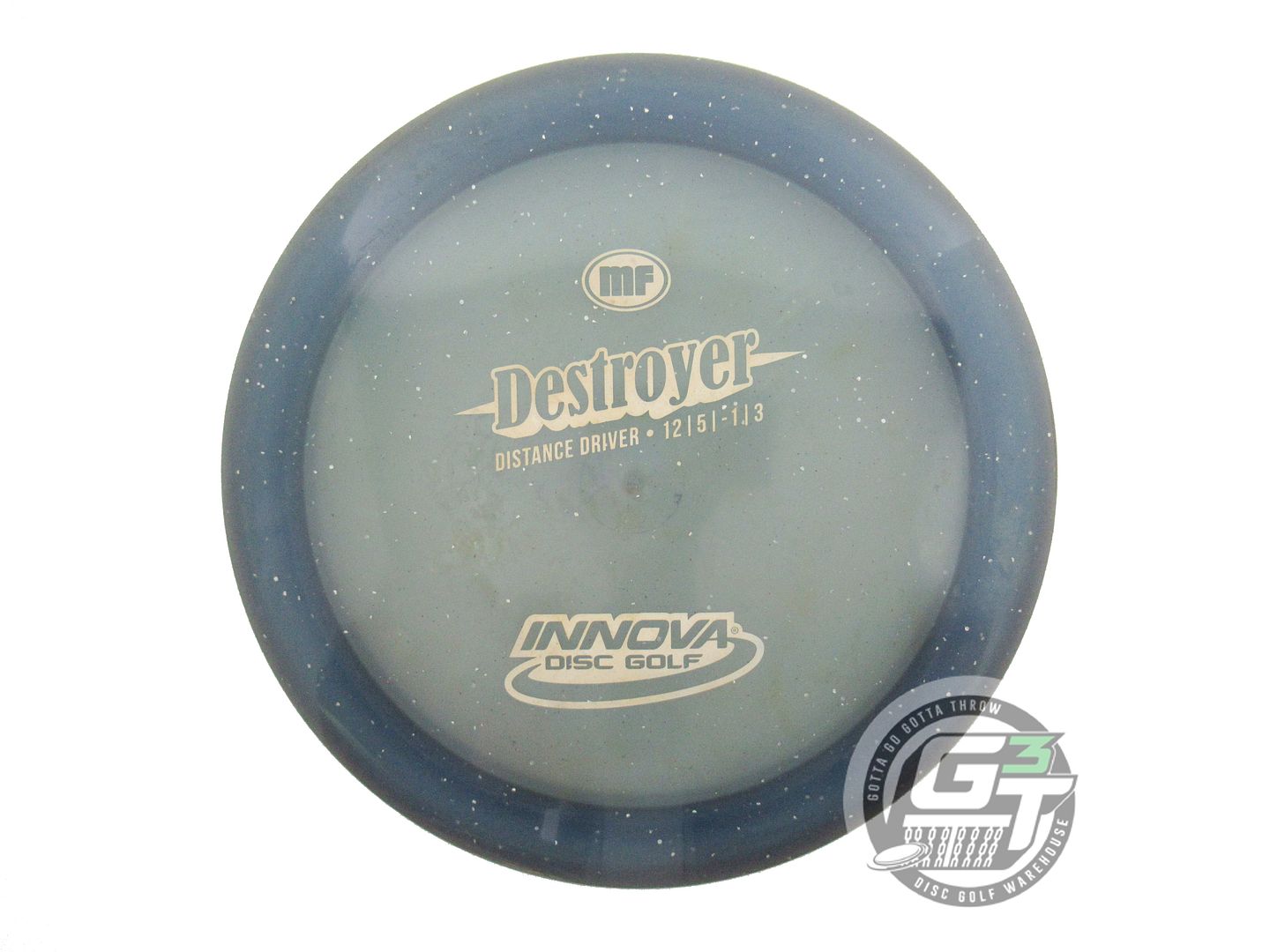 USED Innova Metal Flake Champion Destroyer 175g Purple Distance Driver Golf Disc