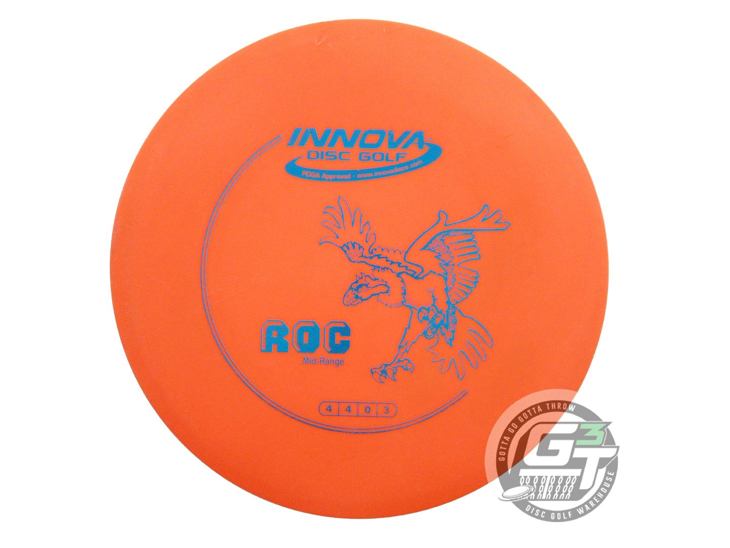 USED Innova DX Roc 171g Orange Blue Foil Midrange Golf Disc