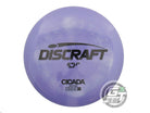 USED Discraft ESP Cicada 175g Purple-Gray Black Stamp Fairway Driver Golf Disc