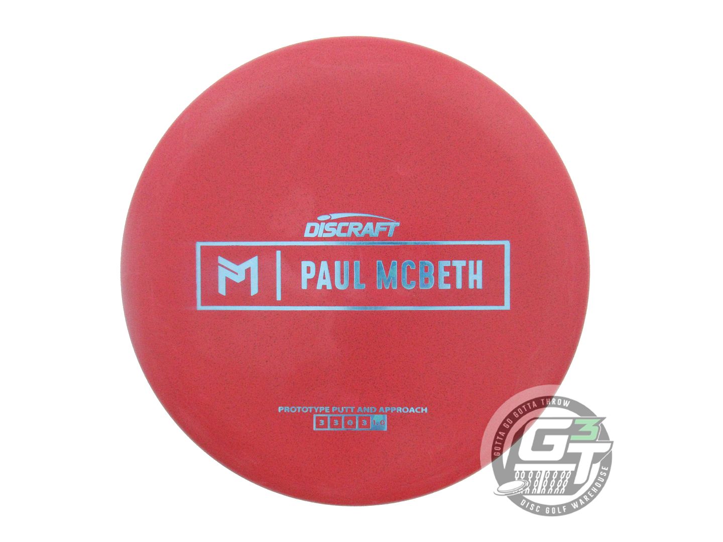 Discraft Limited Edition Prototype Paul McBeth Signature Rubber Blend Kratos Putter Golf Disc (Individually Listed)