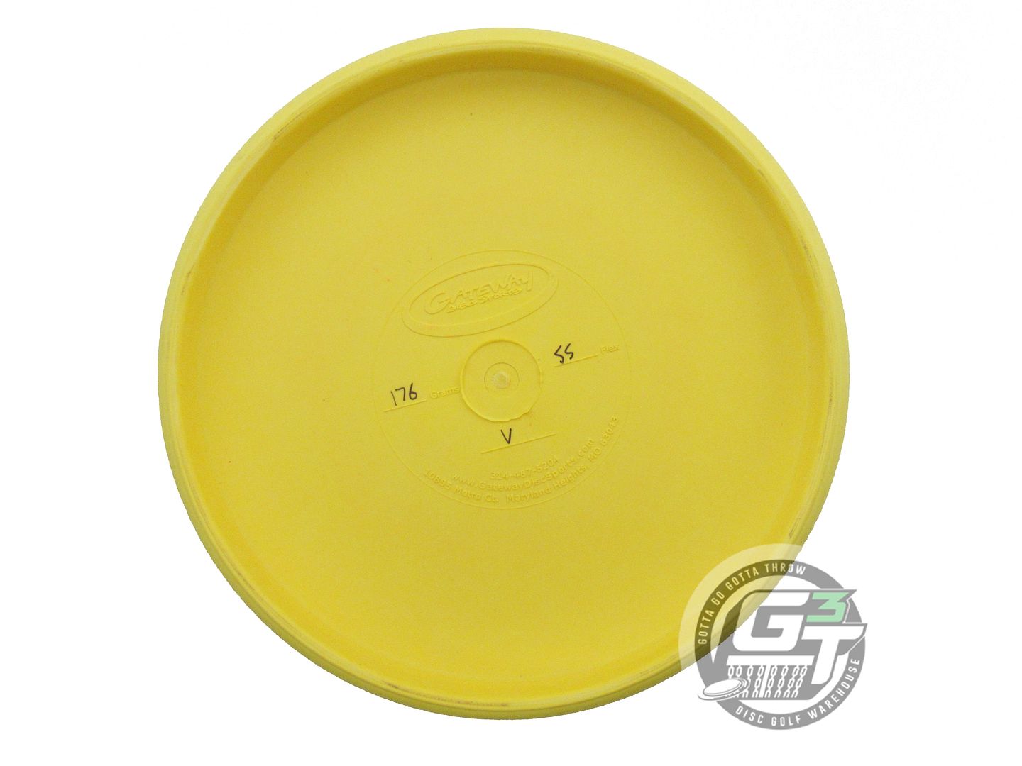 USED Gateway [LSO] SureGrip SS Voodoo 176g Yellow Red Foil Putter Golf Disc