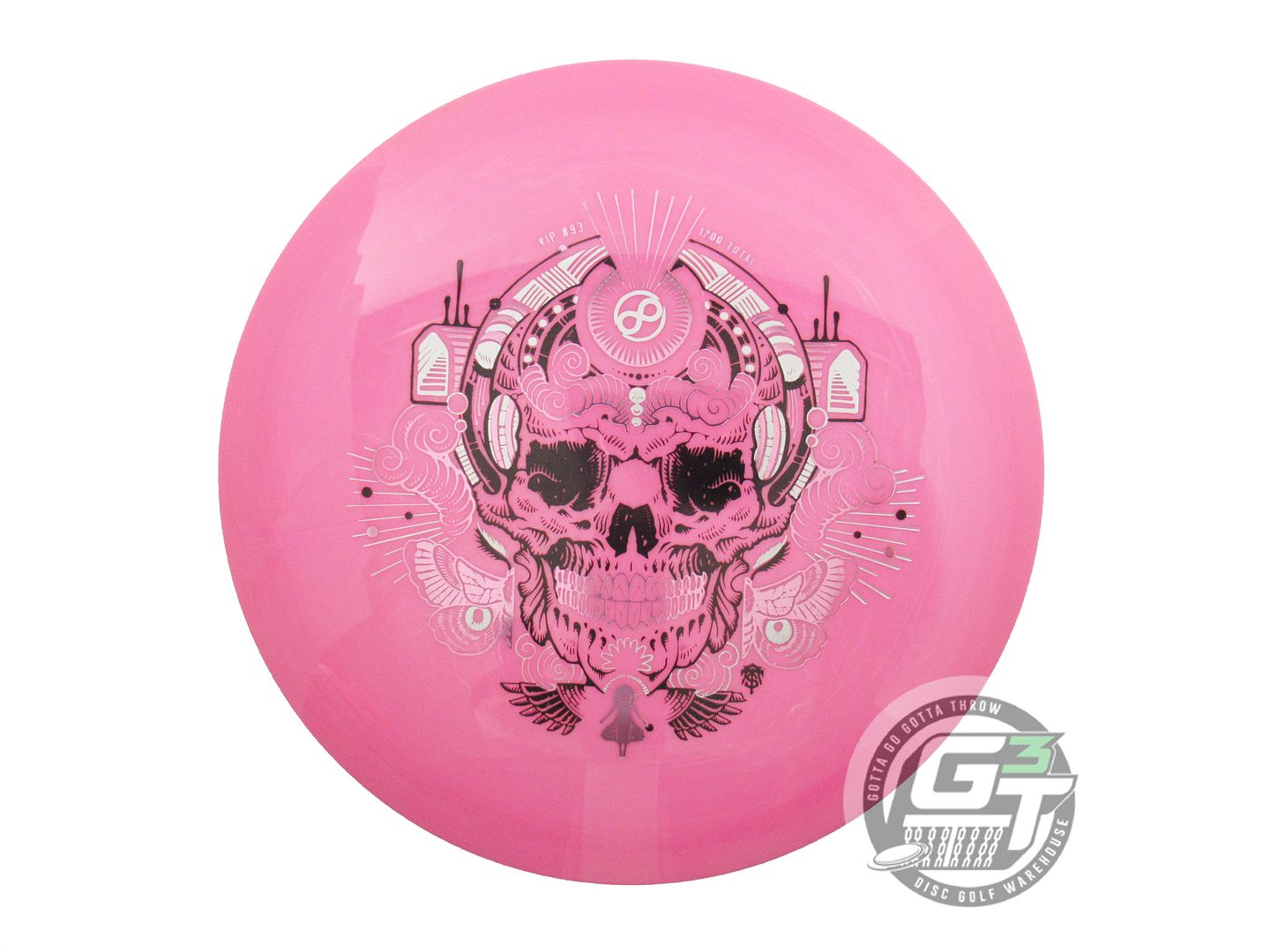 NOS Thought Space Aura Omen 174g Pink VIP SERIES Fairway Driver Golf Disc