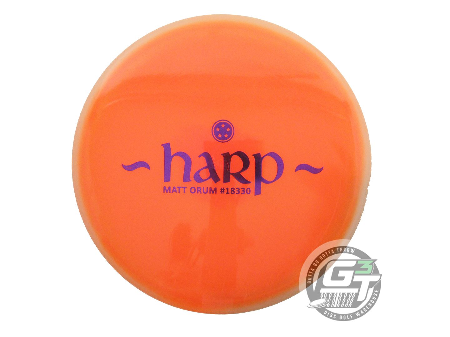USED Westside Discs [ORUM] Moonshine VIP Orbit Harp 176g Orange Putter Golf Disc