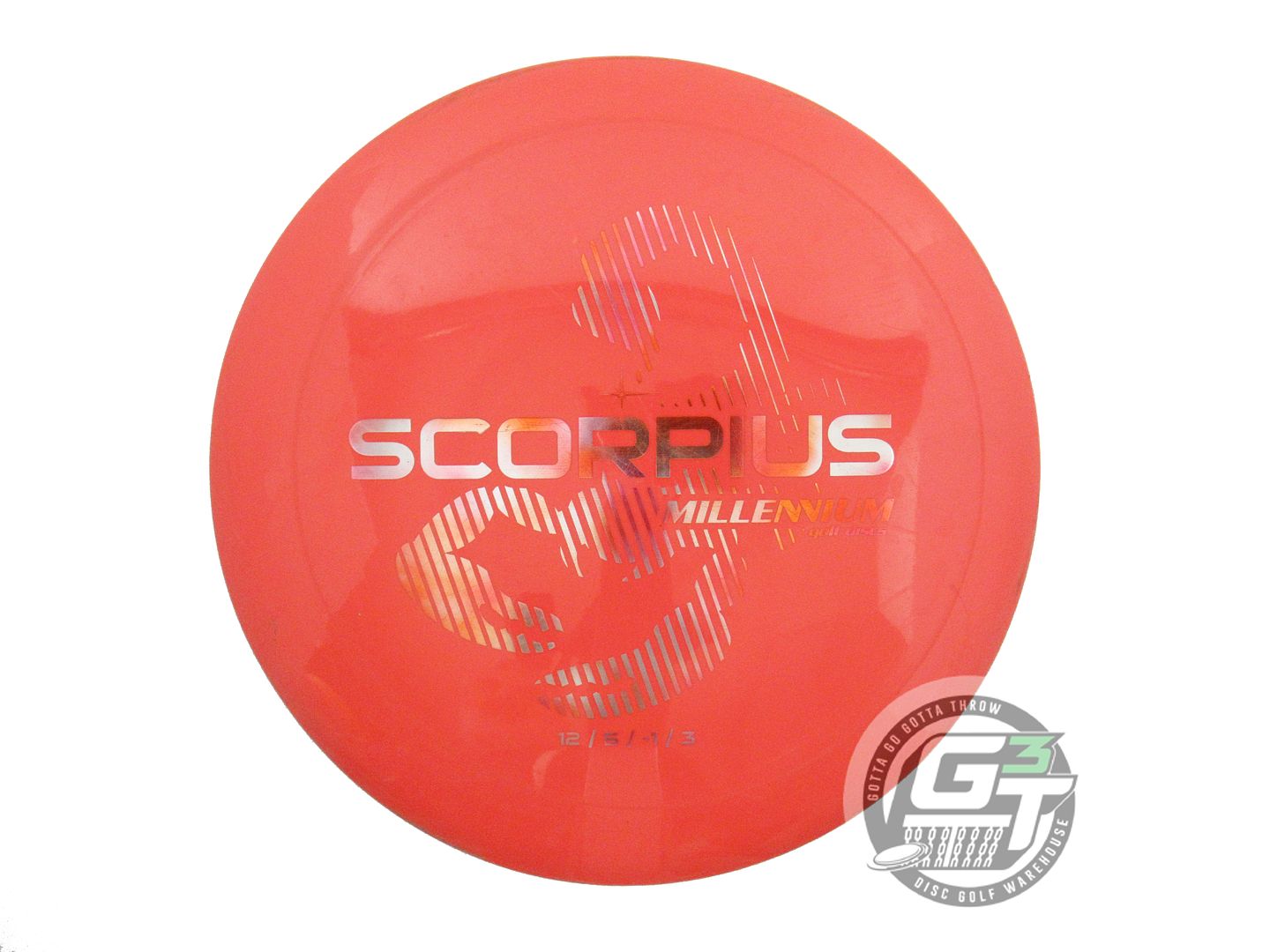 USED Millennium Standard Scorpius 176g Dark Orange Distance Driver Golf Disc