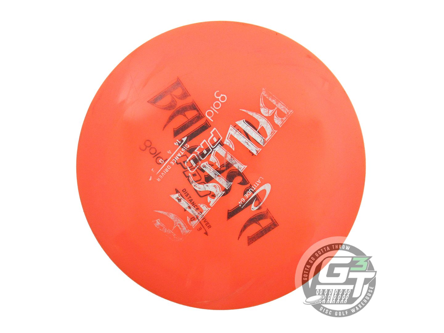 USED Latitude 64 X-OUT Gold Ballista Pro 173g Orange Distance Driver Golf Disc