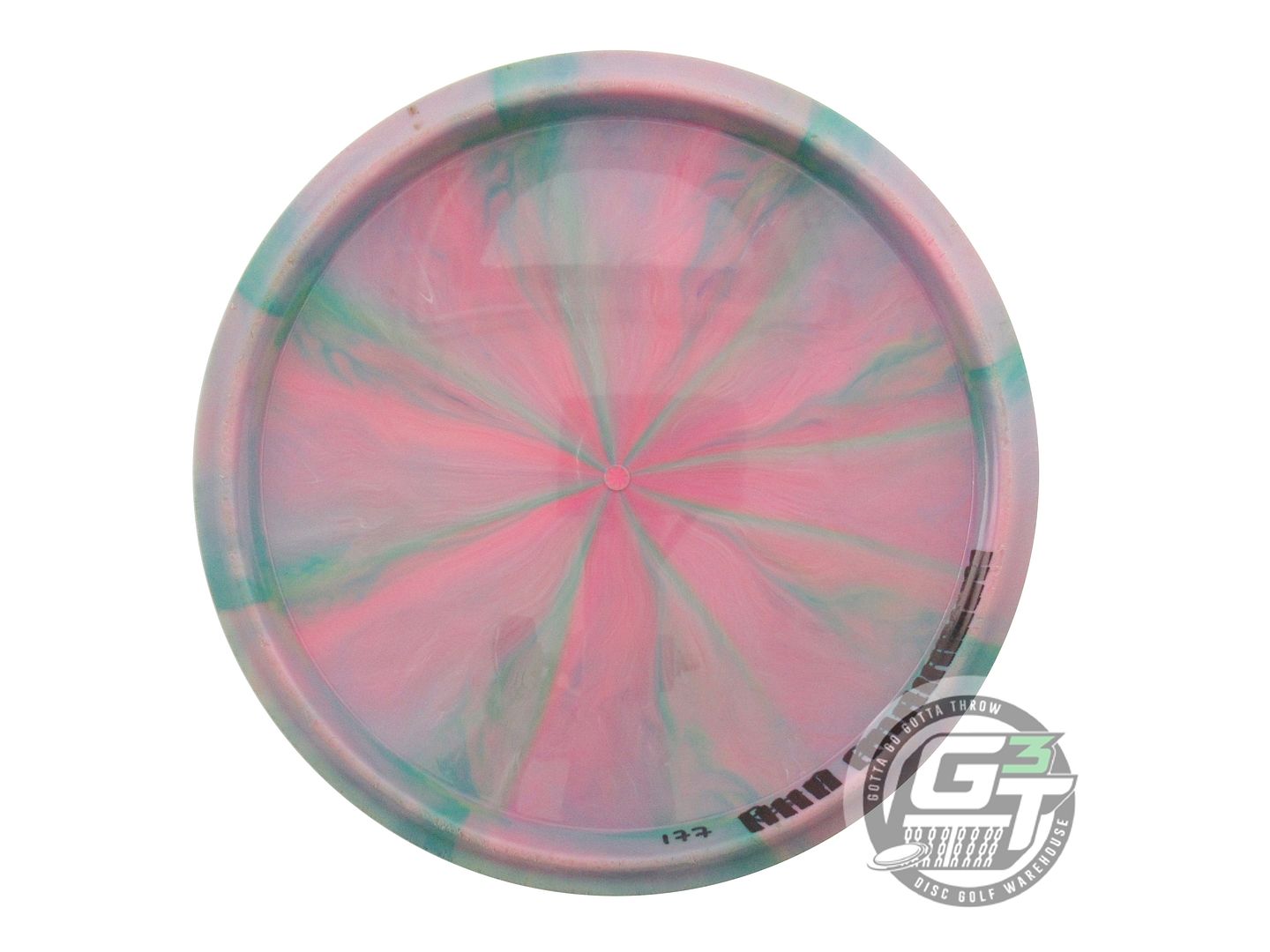 USED Thought Space Nebula Aura Pathfinder 178g Pink-Green Midrange Golf Disc