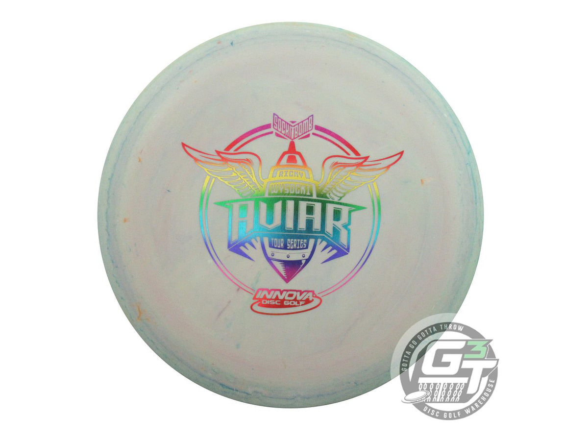 USED Innova [WYSOCKI] Galactic Pro Aviar 175g Rainbow Foil B Putter Golf Disc