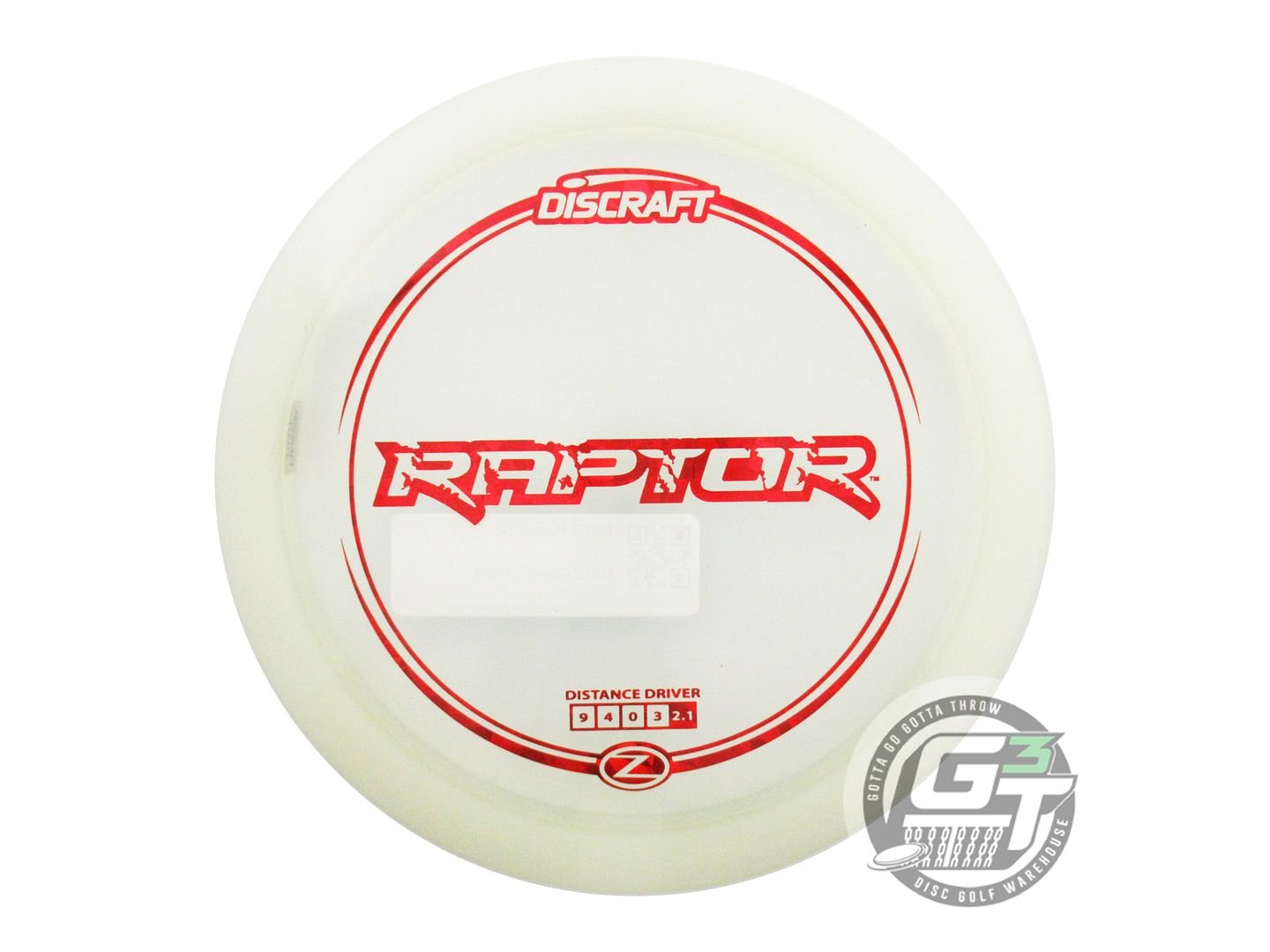 Discraft Elite Z Raptor Distance Driver Golf Disc (Individually Listed)