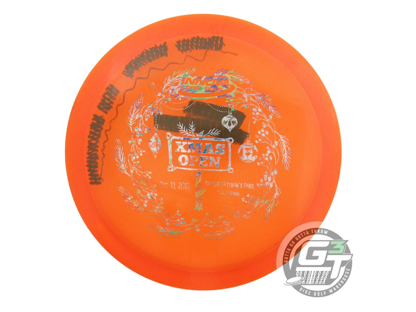 USED Innova Champion Leopard 176g Orange Fireworks Foil Fairway Driver Golf Disc