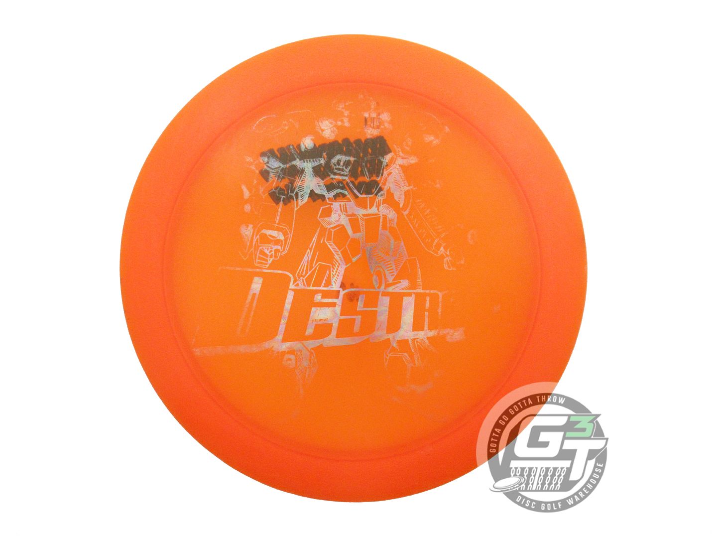 USED Innova XXL Champion Destroyer 169g Orange Oil Slick Foil Driver Disc