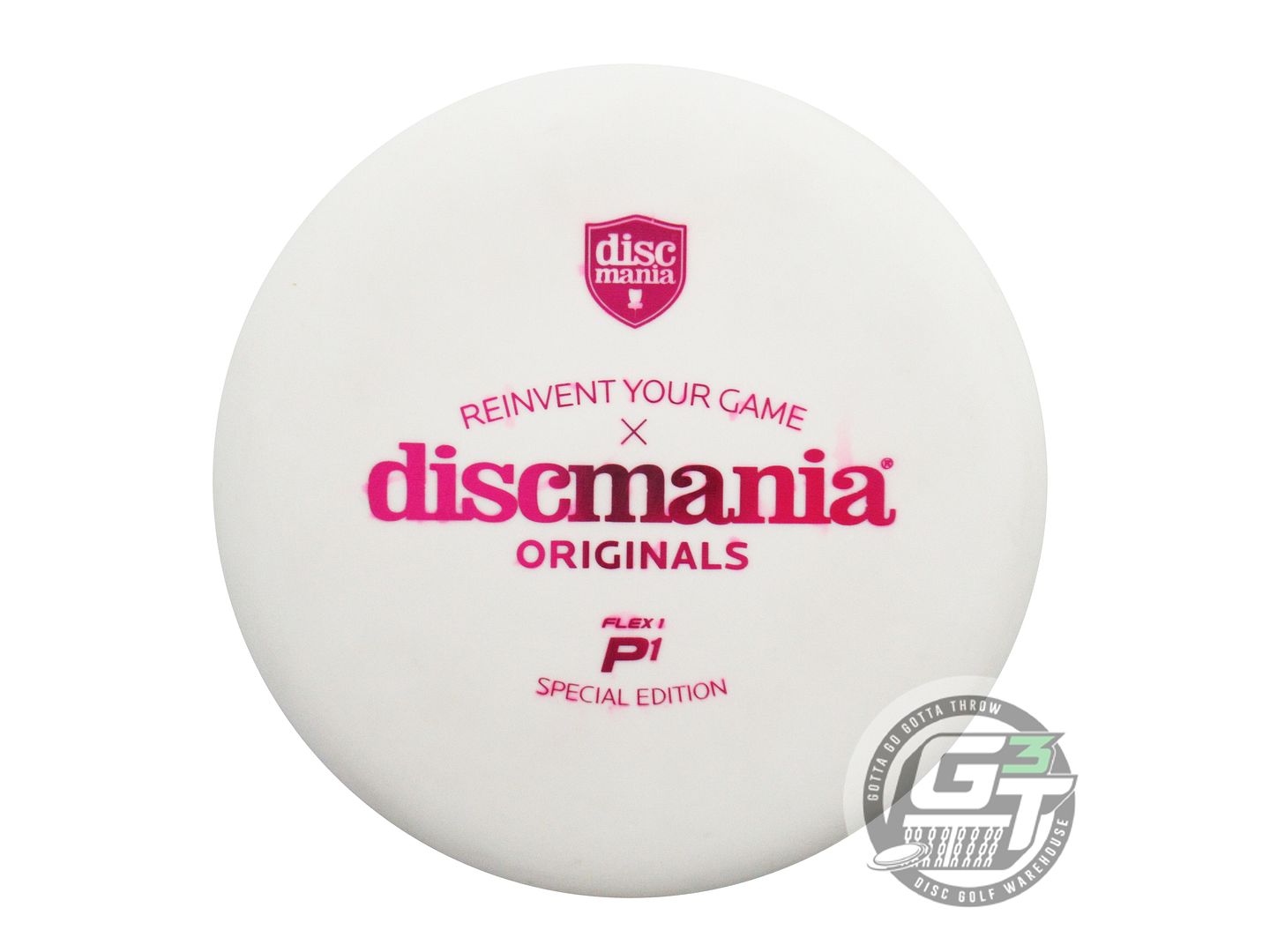 USED DiscMania [SE] D-Line Flex 1 P1 174g White Purple Foil A Putter Golf Disc