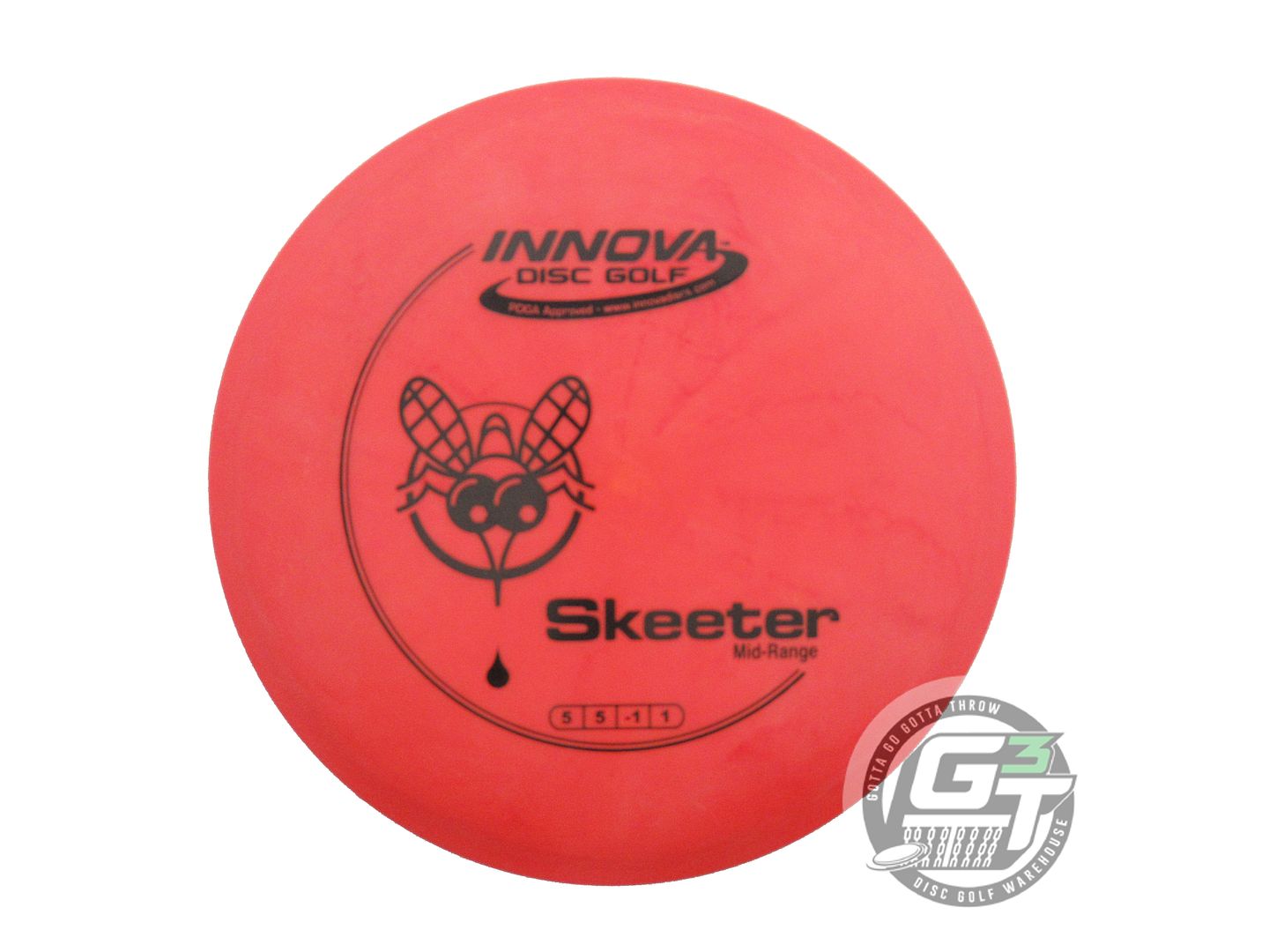 USED Innova DX Skeeter 150g Red Black Stamp Midrange Golf Disc