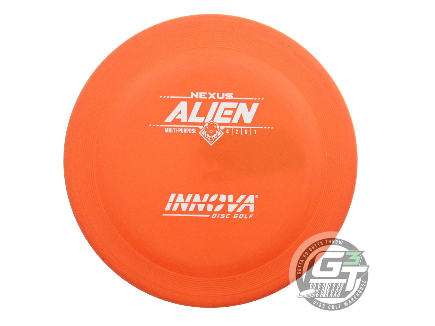 USED Innova Nexus Alien 177g Orange White Stamp Midrange Golf Disc