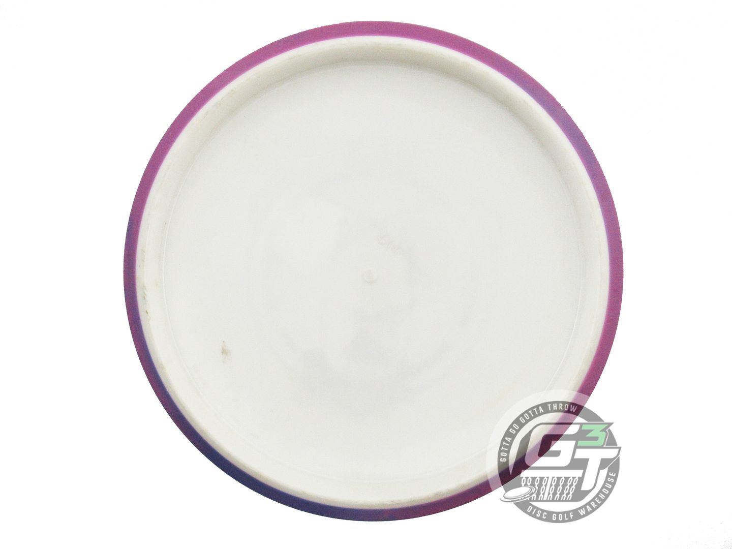 USED Axiom Discs Fission Hex 166g White Purple Rim Midrange Golf Disc