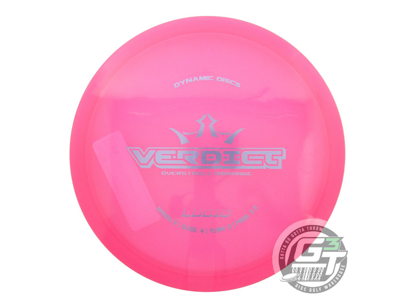 Dynamic Discs Lucid Verdict Midrange Golf Disc (Individually Listed)