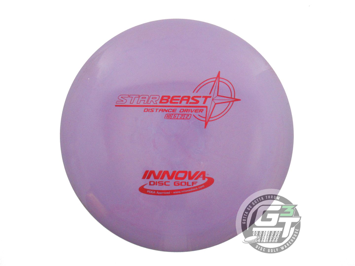 USED Innova Star Beast 166g Purple Red Foil Distance Driver Golf Disc