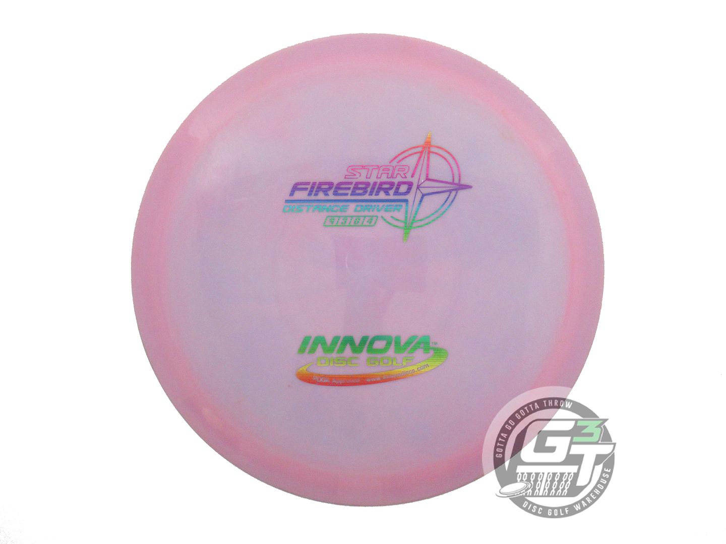 USED Innova Star Firebird 173g Lilac Rainbow Laser Foil Distance Driver Disc