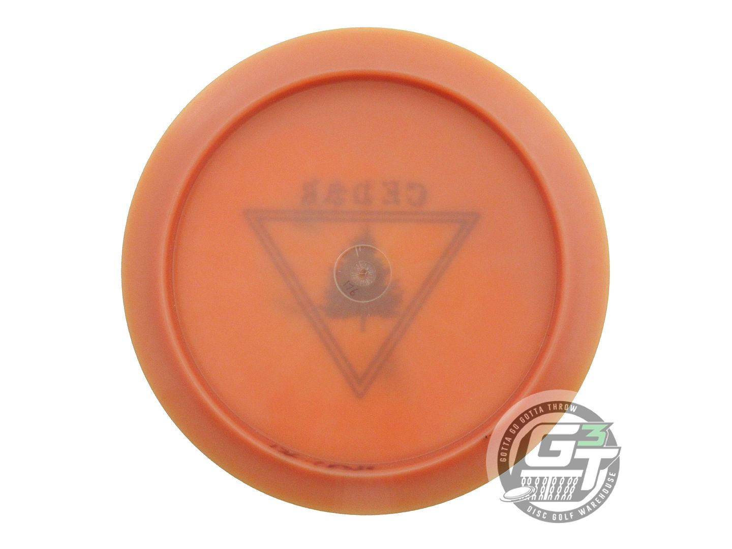 USED Above Ground Level Alpine Cedar 176g Burnt Orange Distance Driver Golf Disc