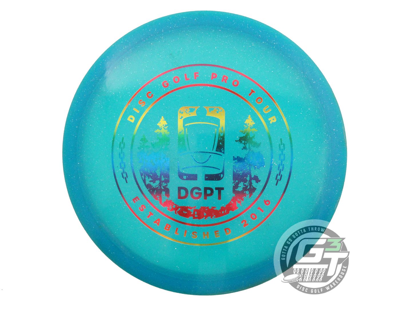 USED Latitude 64 Opto Compass 177g Blue Rainbow Foil Midrange Golf Disc