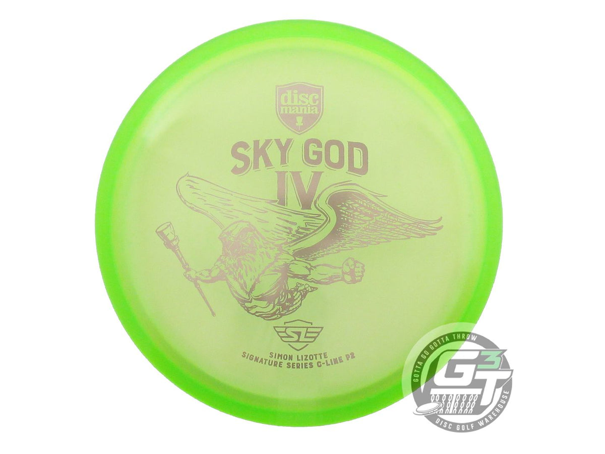 USED DiscMania SKY GOD 4 C-Line P2 173g Green Gray Foil Putter Golf Disc