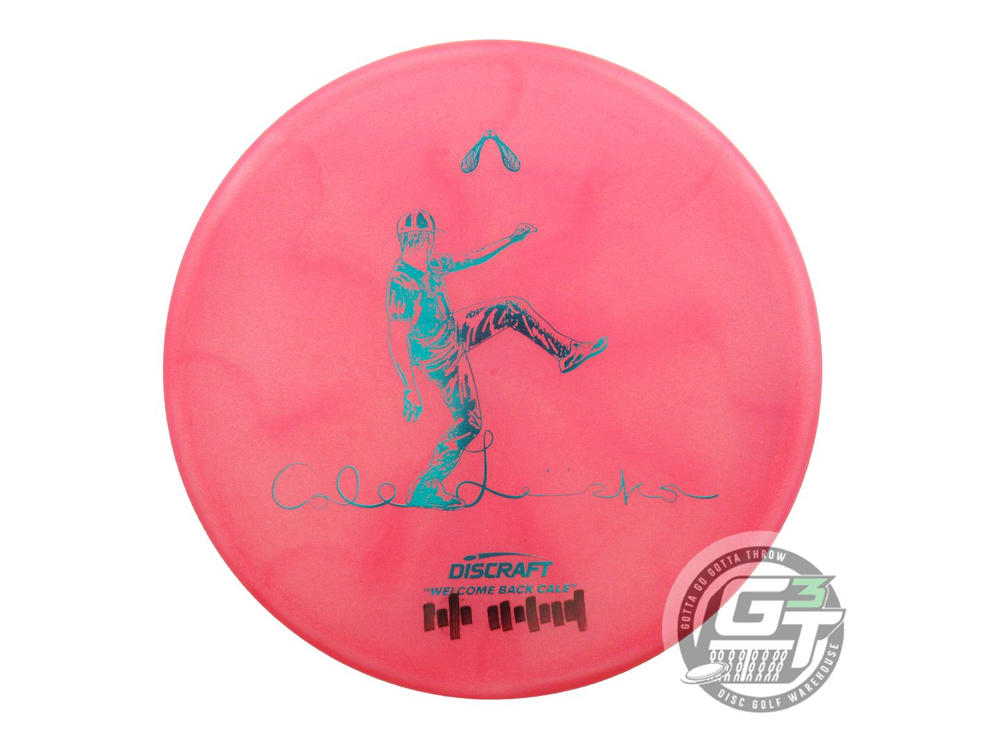 USED Discraft [LEIVISKA] Swirl ColorShift Z Zone 175g Pink Putter Golf Disc