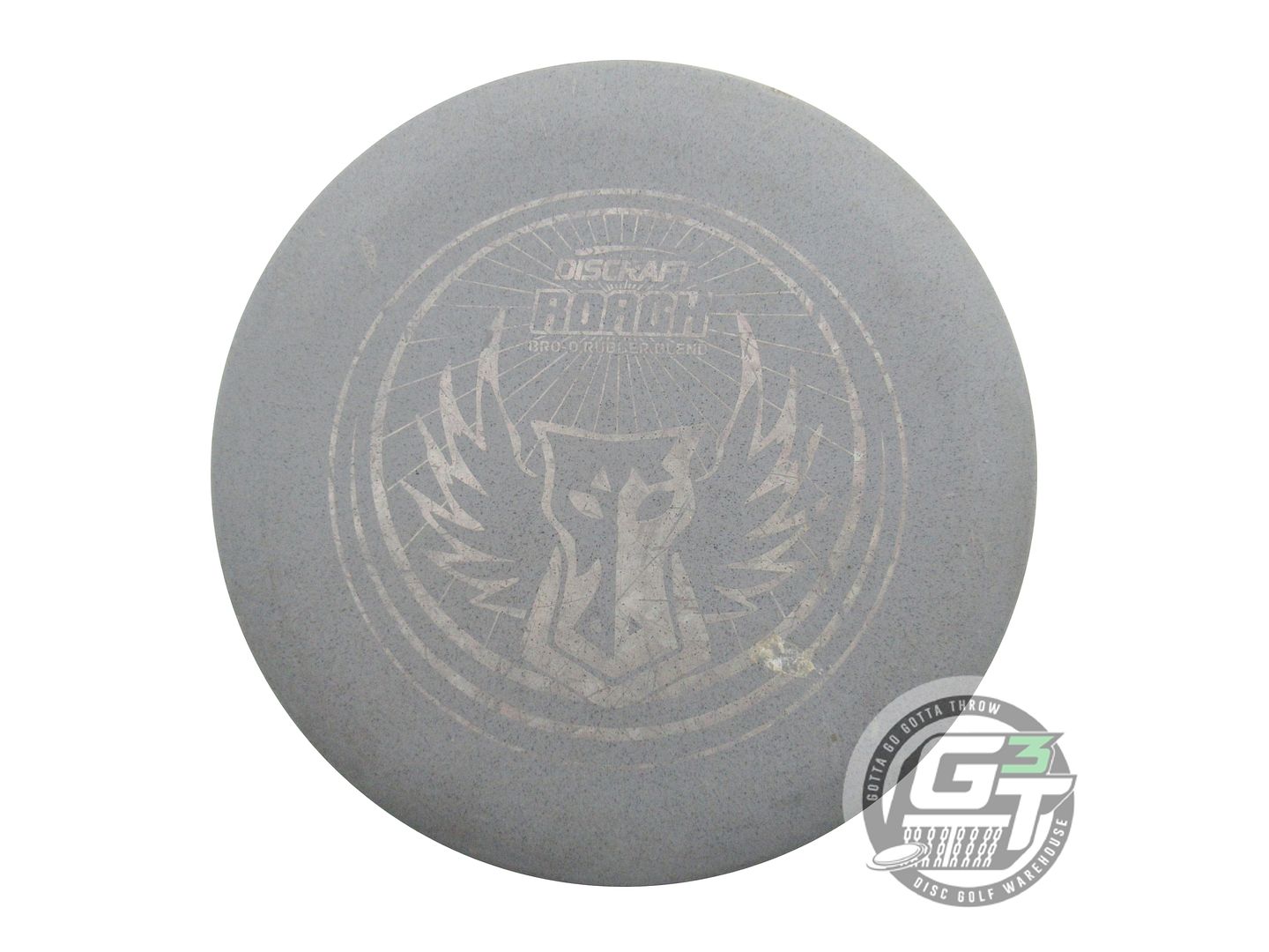 USED Discraft BRO-D Rubber Blend Roach 173g Gray Silver Shatter Putter Golf Disc
