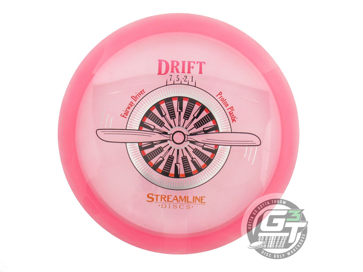 NOS Streamline Discs Proton Drift 175g Pink Distance Driver Golf Disc