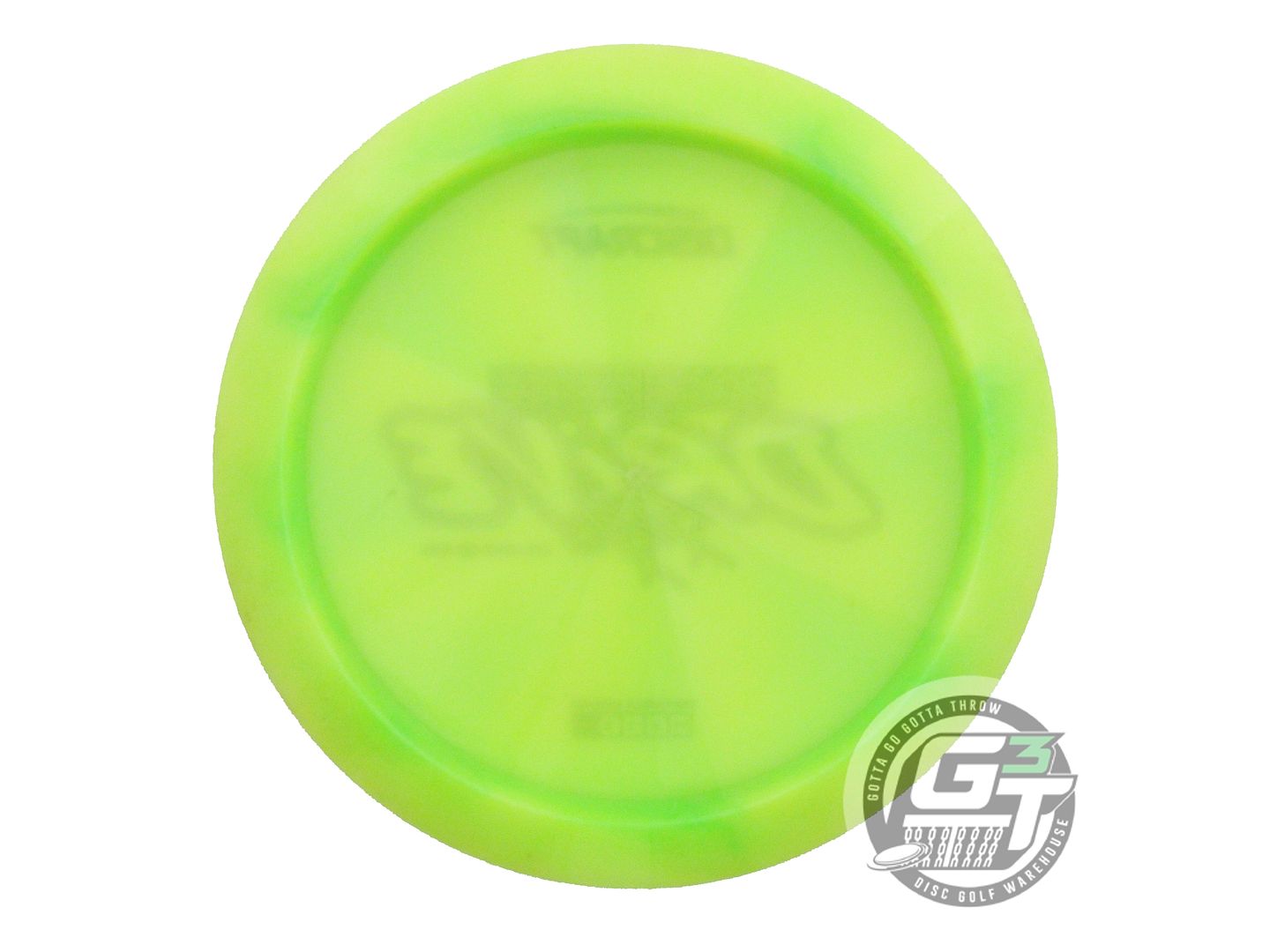 USED Discraft [PIERCE] Z Swirl Drive 175g Yellow-Lime Distance Driver Golf Disc
