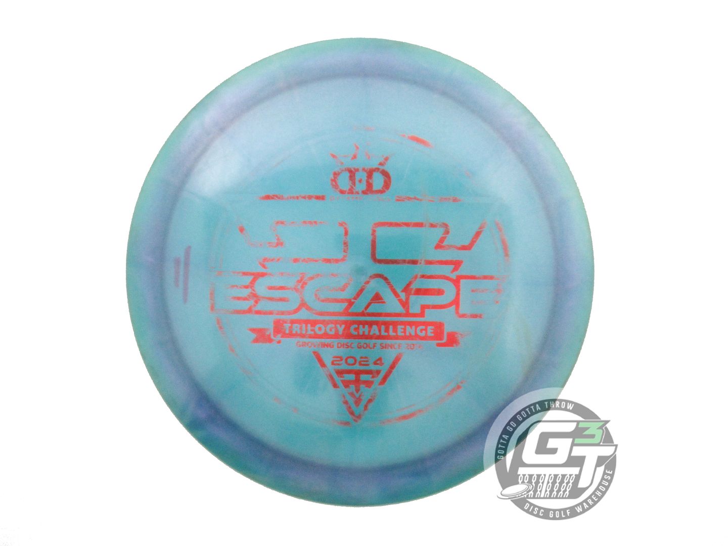 USED Dynamic Discs [TRILOGY] Glimmer Lucid Ice Escape 163g Teal Driver Golf Disc