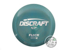 USED Discraft ESP Flick 172g Blue-Green Glitter Foil Distance Driver Golf Disc