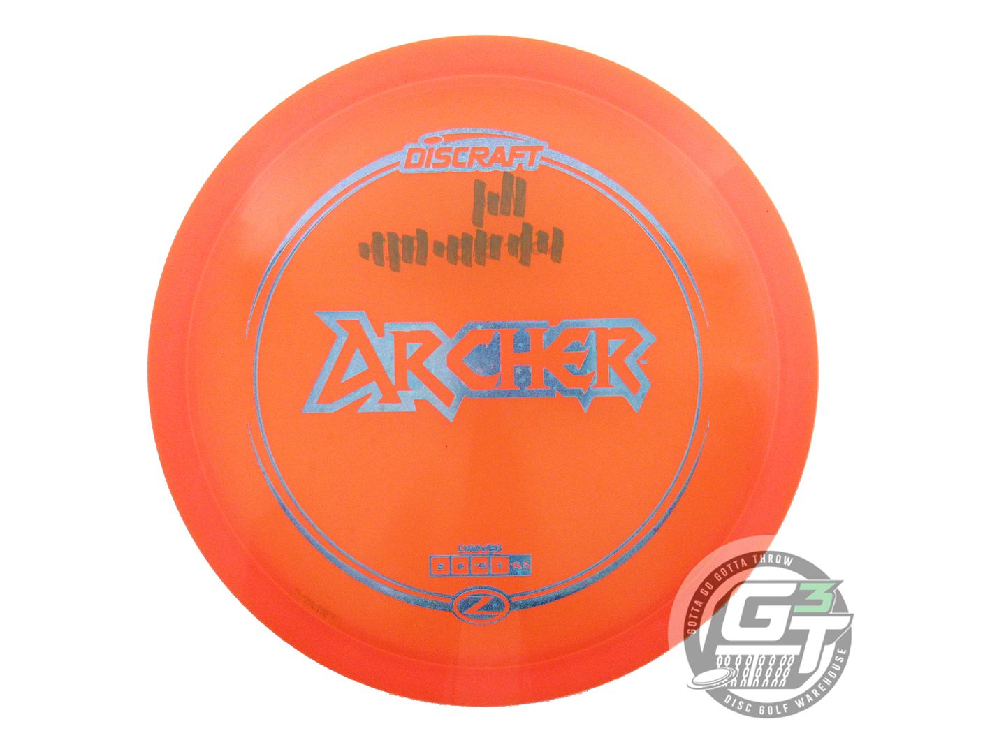 USED Discraft Z Archer 175g Orange Blue Star Foil Fairway Driver Golf Disc