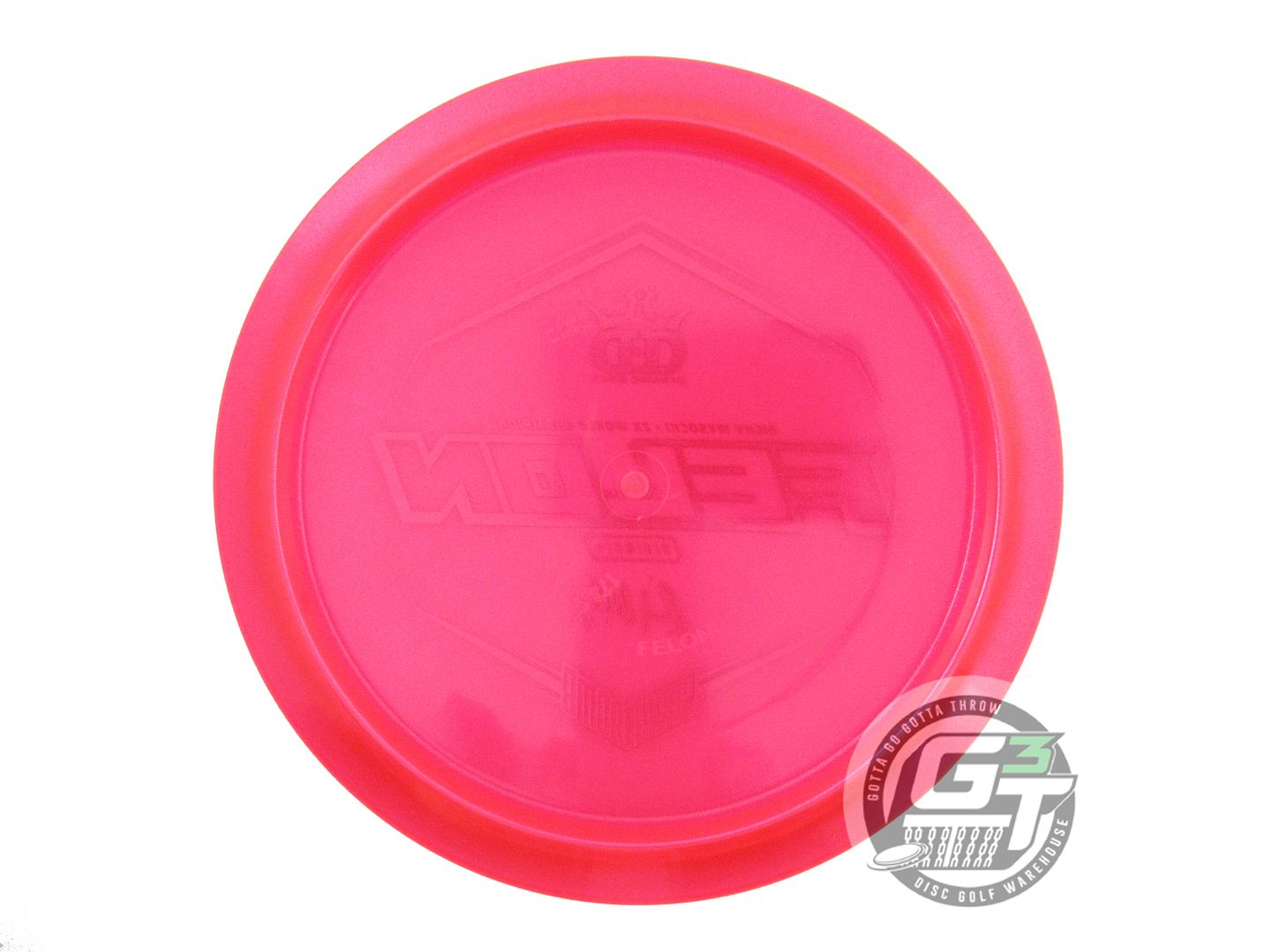 NOS Dynamic Discs [WYSOCKI] Glimmer Lucid Ice Felon 173g Red Fairway Driver Disc