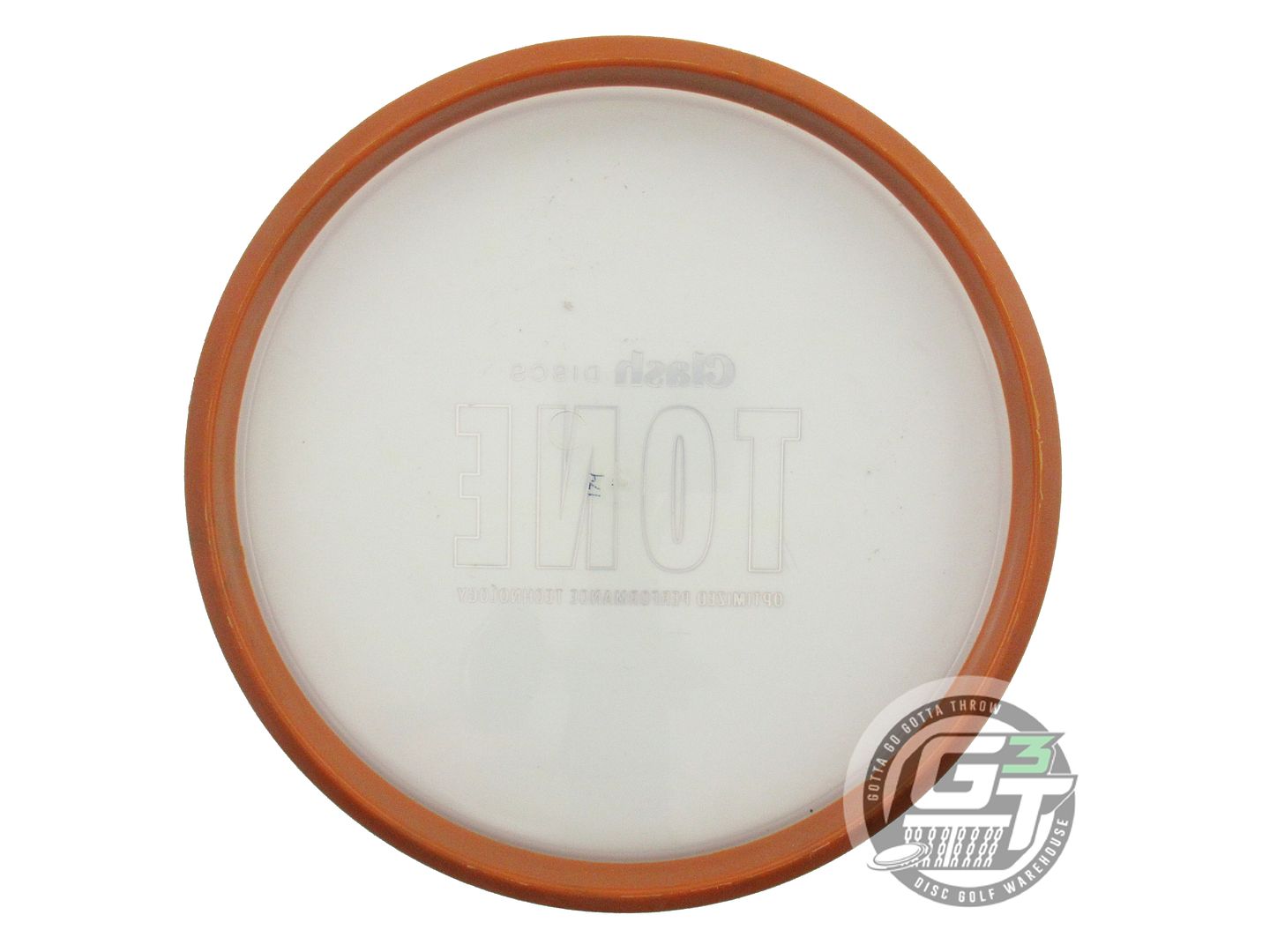 USED Clash Discs Tone Guava 174g Orange Copper Foil Midrange Golf Disc