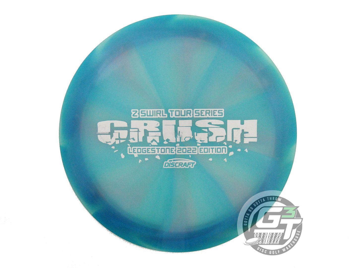 USED Discraft [LEDGESTONE] Z Swirl Crush 171g Blue-Gray Distance Driver Disc