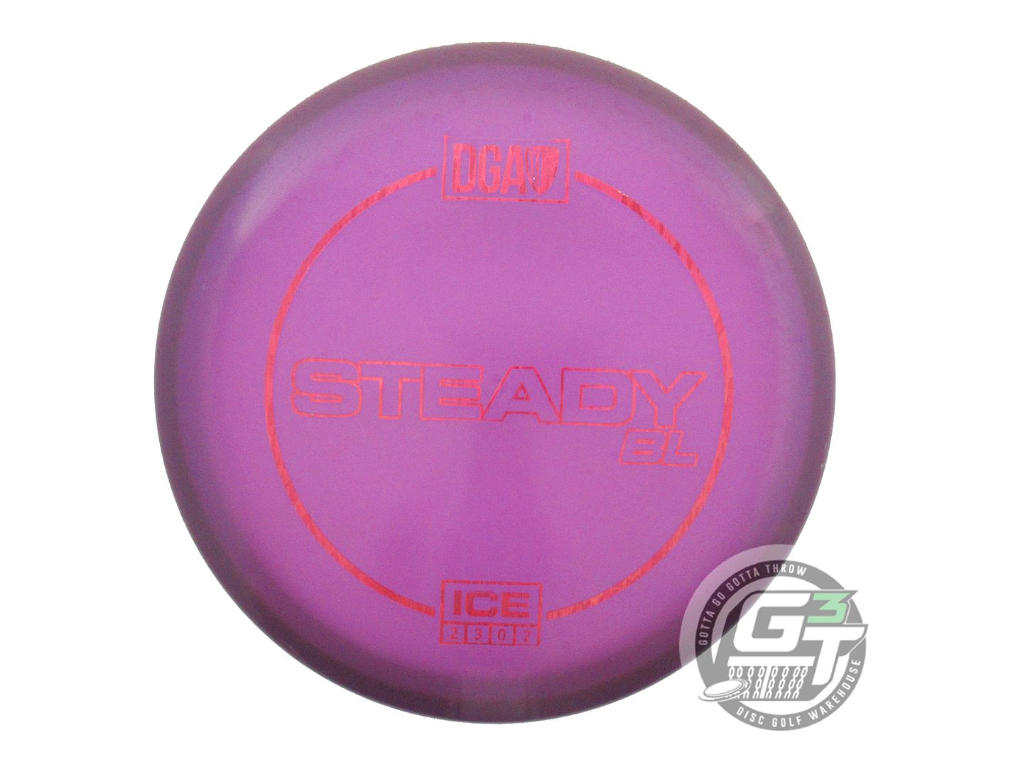 USED DGA [LE] Ice Steady BL 176g Purple Pink Foil Putter Golf Disc