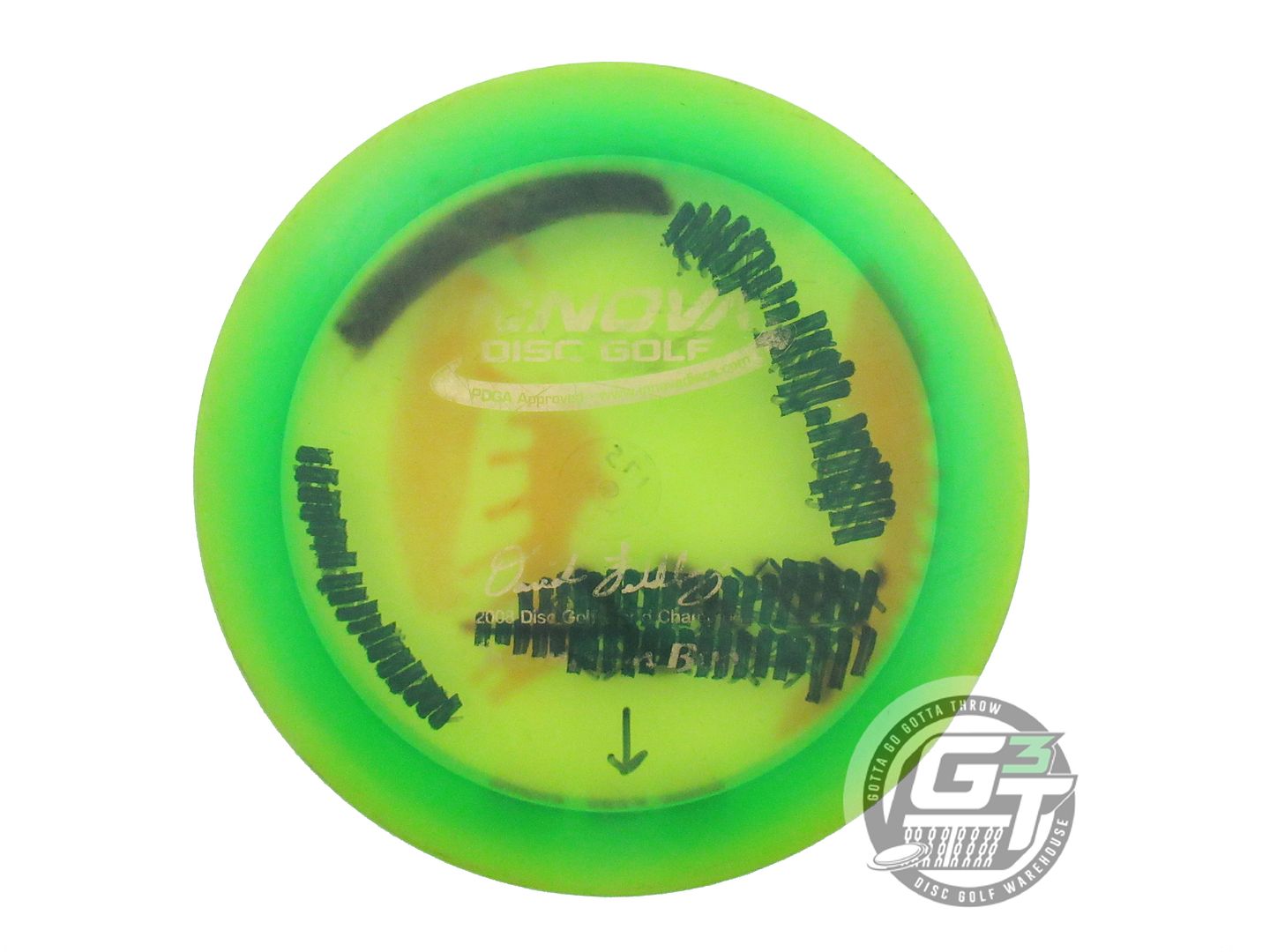 USED Innova Champion Boss 175g Green Gold Foil Distance Driver Golf Disc
