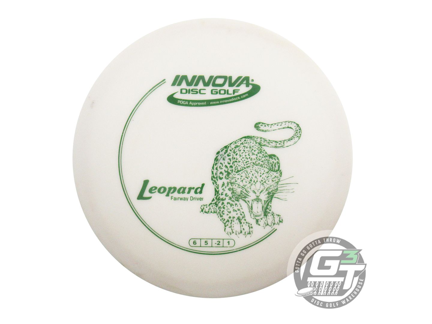 USED Innova DX Leopard 150g White Green Stamp Fairway Driver Golf Disc