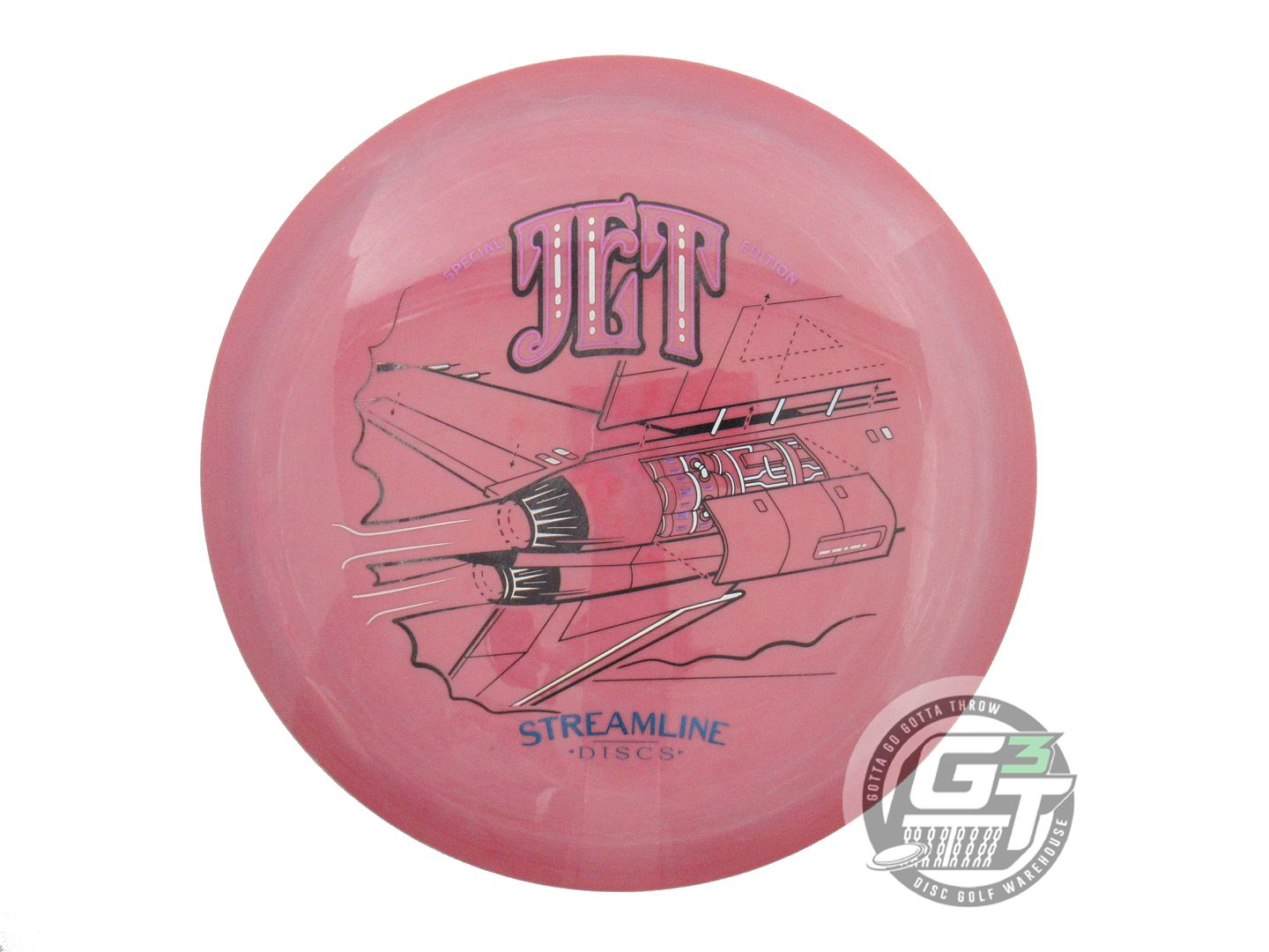 USED Streamline Discs [SE] Neutron Jet 173g Dark Pink Distance Driver Golf Disc