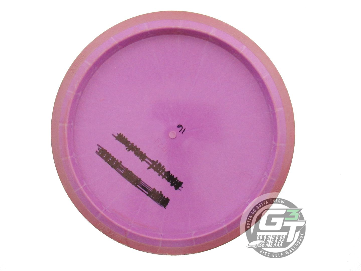 USED Axiom Discs Fission Rhythm 172g Purple Dark Pink Rim Distance Driver Disc