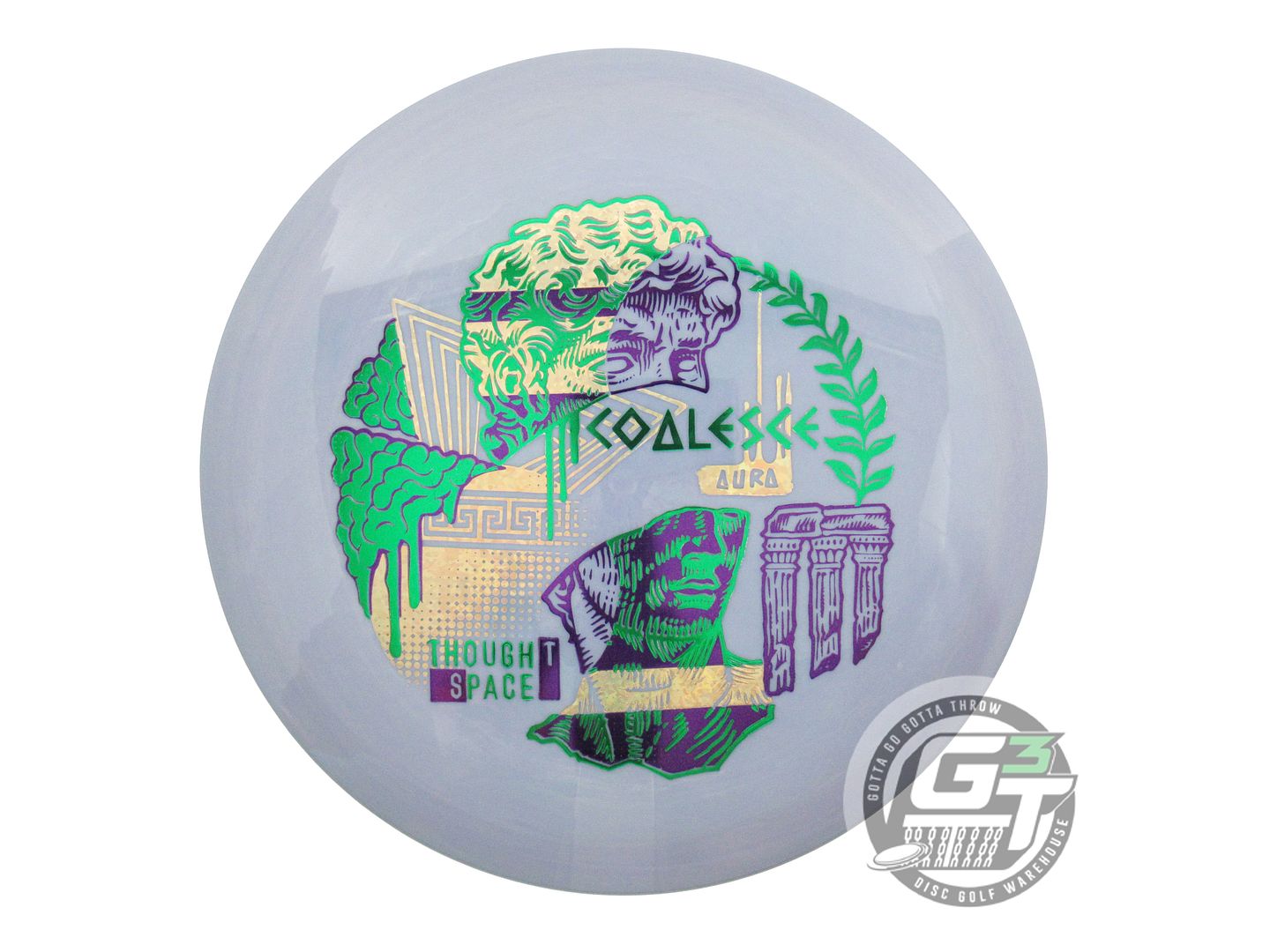NOS Thought Space Aura Coalesce 175g Sky Blue Driver Golf Disc