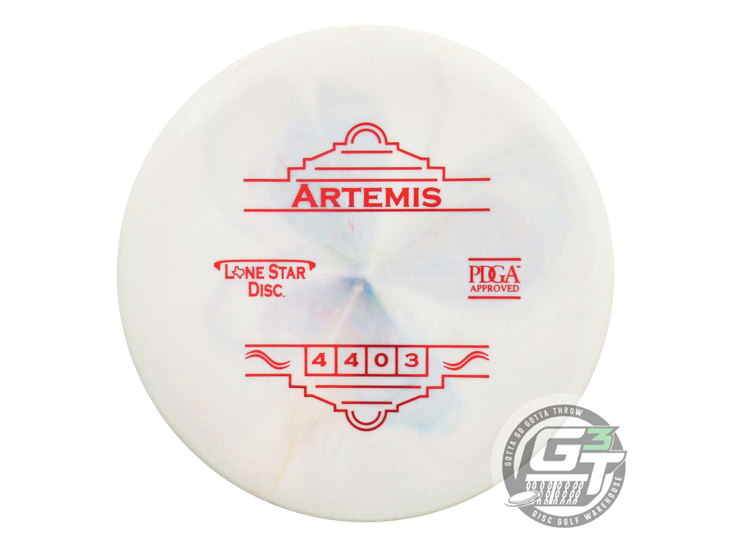 USED Lone Star Bravo Artemis 174g Tan-Blue Red Foil Midrange Golf Disc