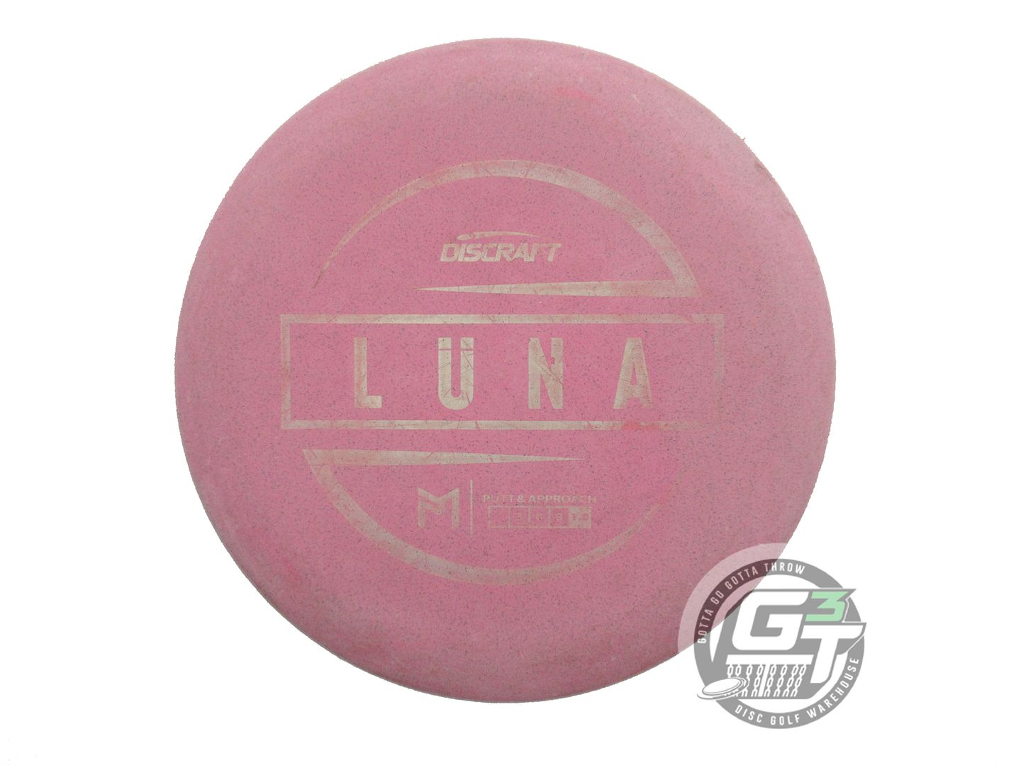 USED Discraft [McBETH] Jawbreaker Luna 177g Pink Silver Stamp Putter Golf Disc