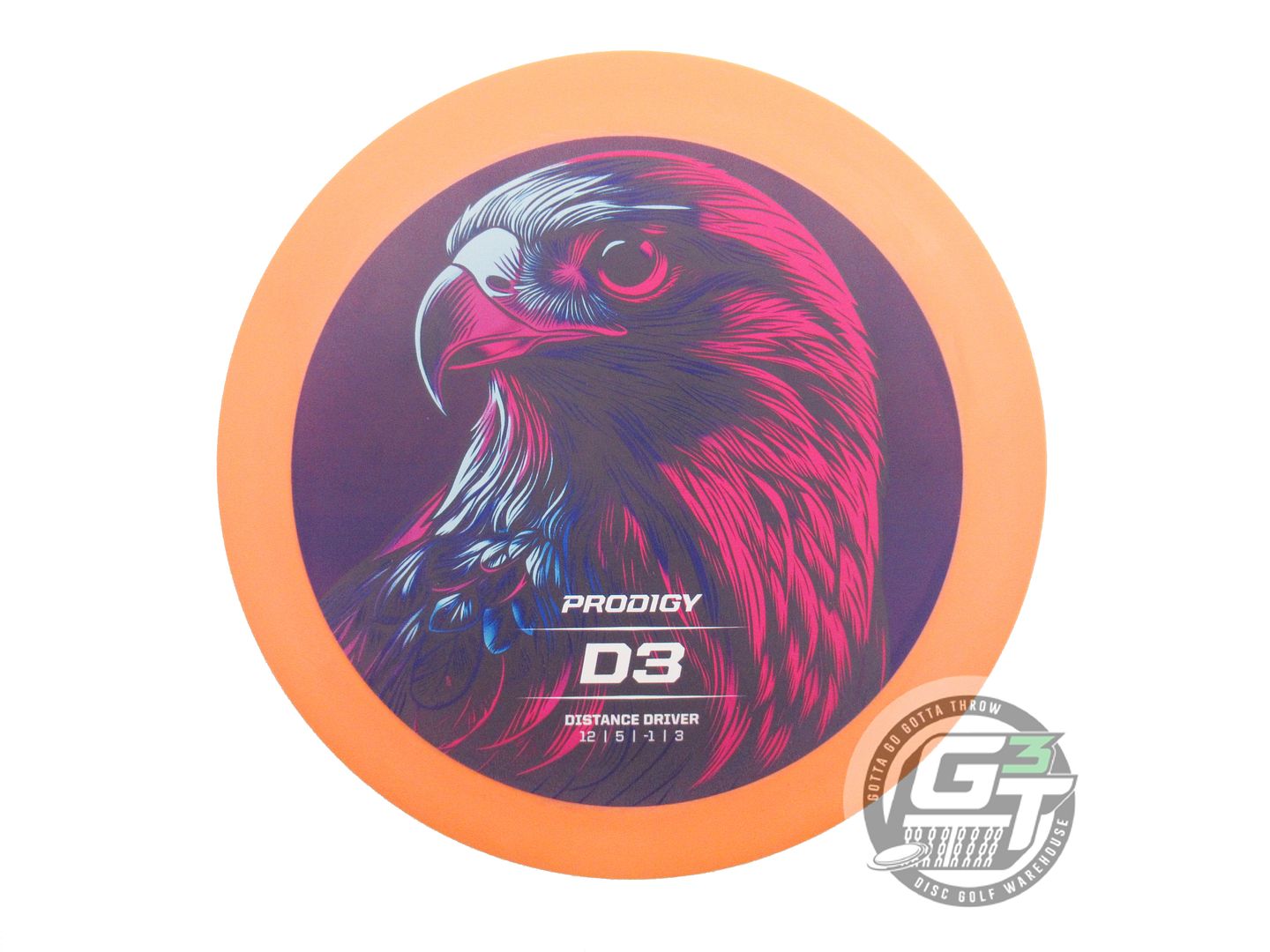 Prodigy Retroflight Series Color Print 200 Series D3 Distance Driver Golf Disc (Individually Listed)