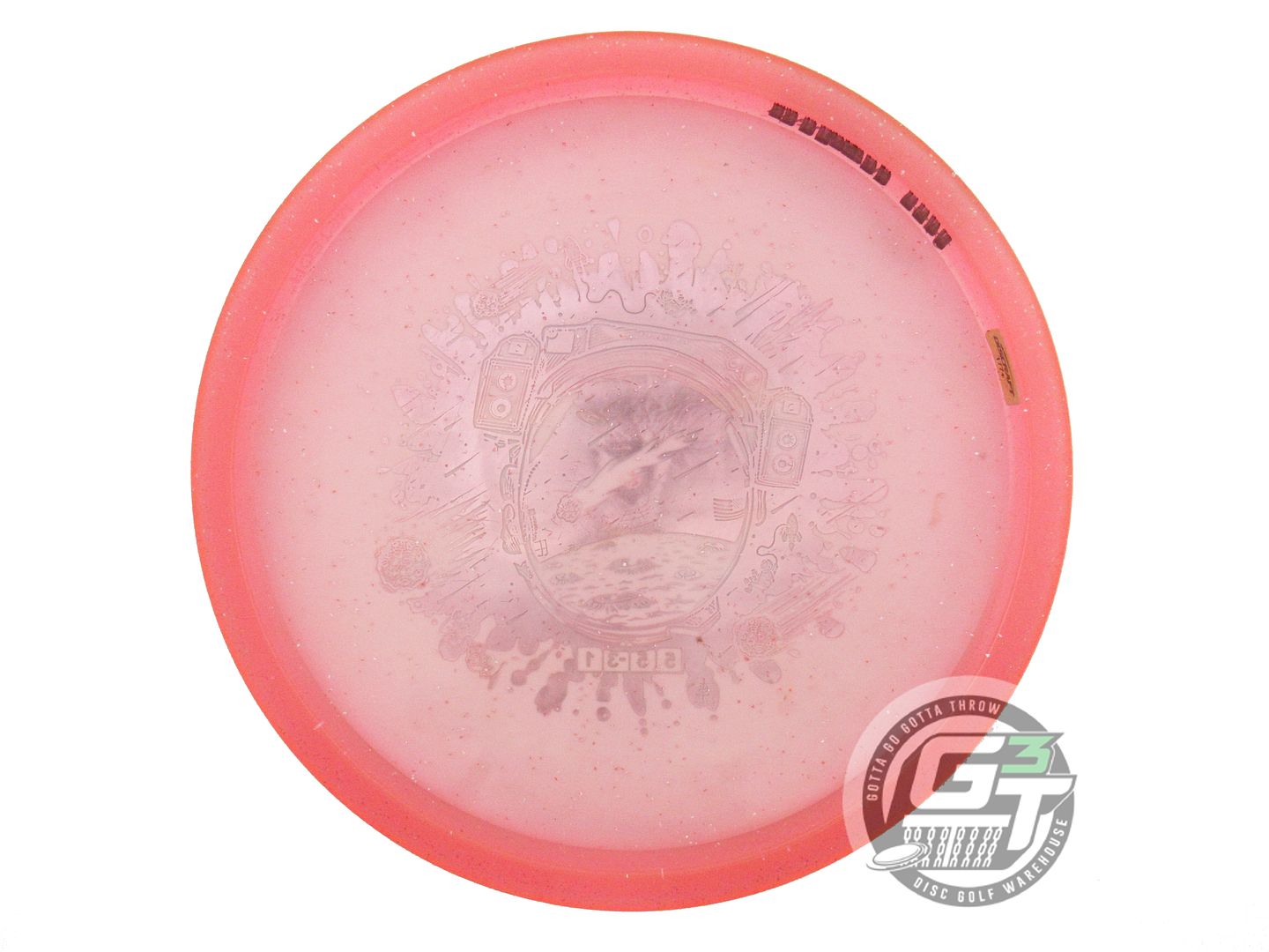 USED Discraft CryZtal Sparkle Meteor 179g Pink Rainbow Foil Midrange Golf Disc