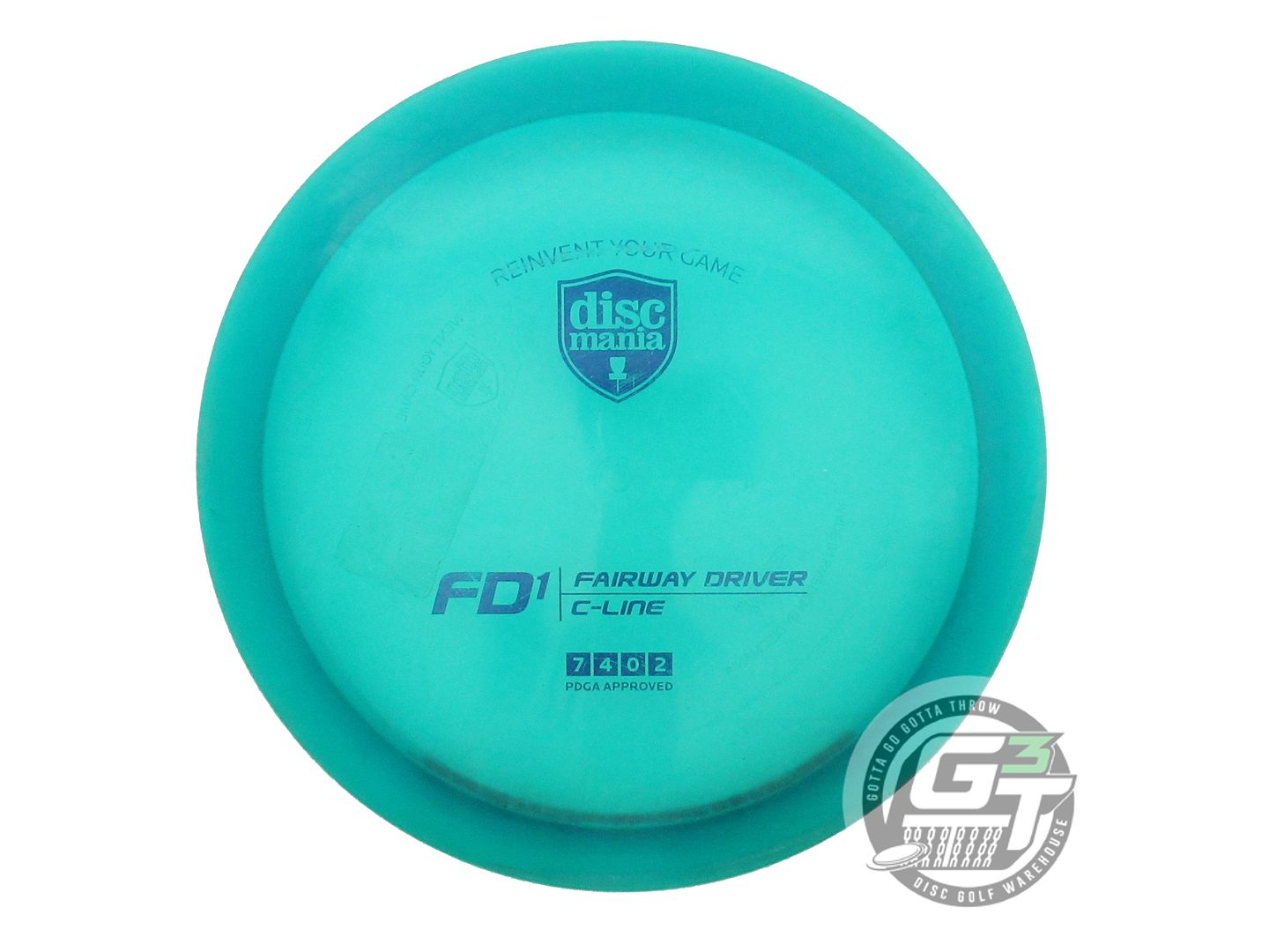 USED DiscMania C-Line FD1 174g Teal Blue Foil Fairway Driver Golf Disc