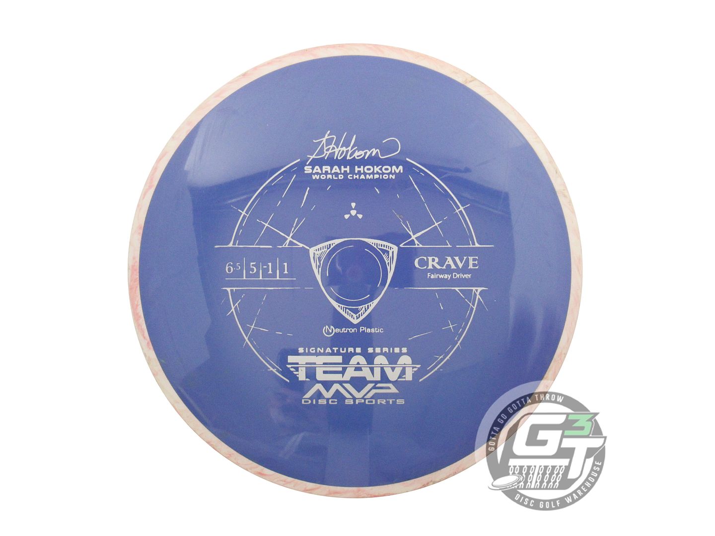 USED Axiom Discs [HOKOM] Neutron Crave 174g Blue White Rim Fairway Driver Disc